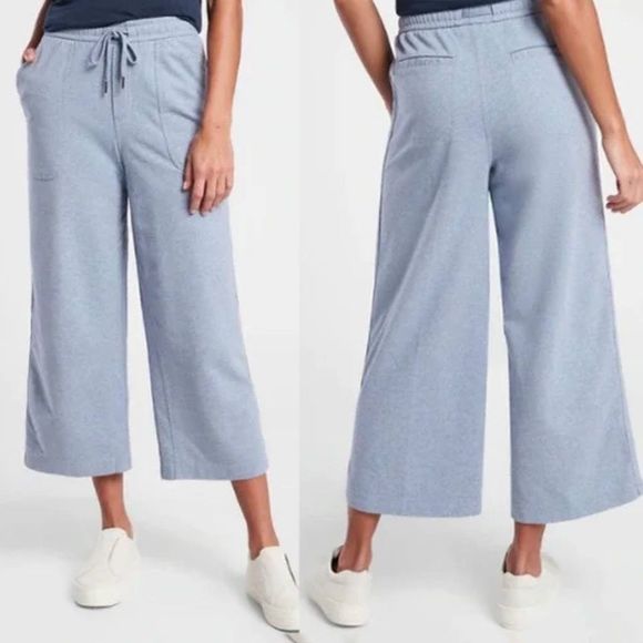 Athleta Pants - Athleta Farallon Heathered Wide Leg Crop